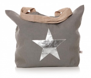 Star Shopper Bag - Natural
